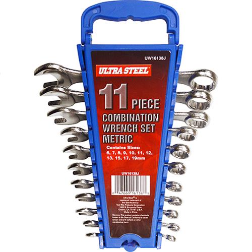 Wholesale 11pc Combo Wrench Set Metric