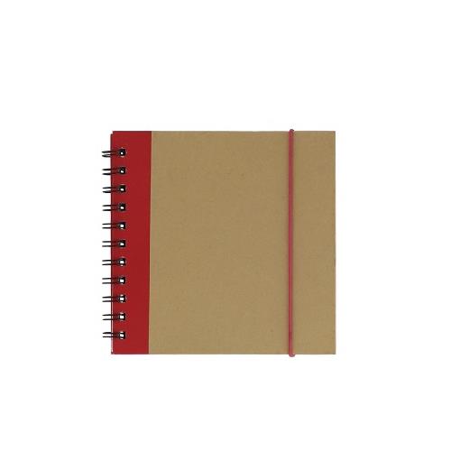 Wholesale 6x6''146 PAGE NOTEPAD WITH PEN  RED
