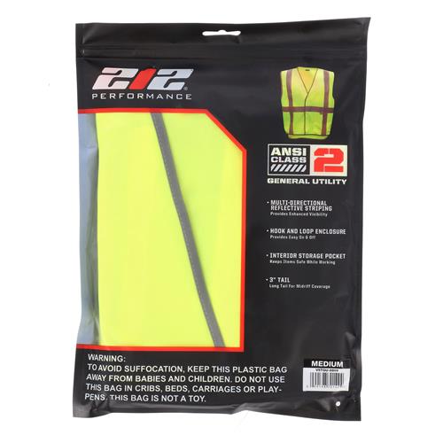 Wholesale 212-SAF-General Utility Safety Vest, HiViz, MD