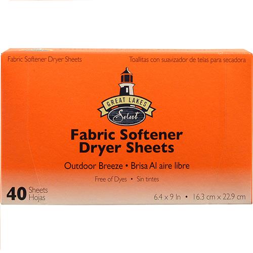 Wholesale Dryer Fabric Softner Sheets 6.4" x 9" - Outdoor Breeze