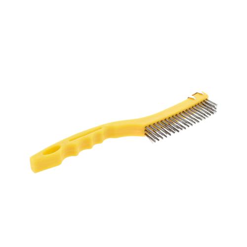Wholesale Z3x19 NYLON LONG HANDLE WIRE BRUSH WITH SCRAPER GLW