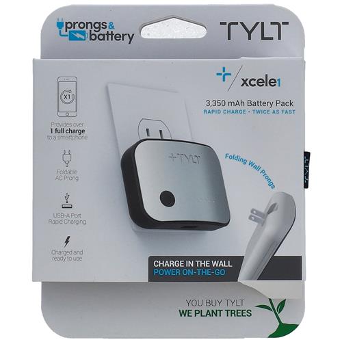 Wholesale XCELE1 WALL CHARGER & POWER BANK 3350mAh