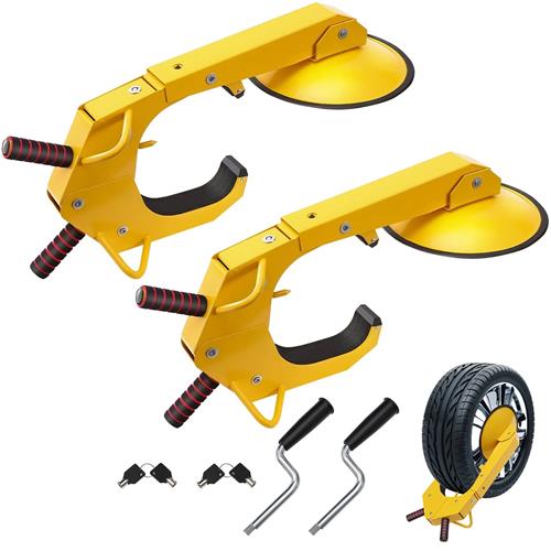 Wholesale VEVOR 2PK TIRE WHEEL LOCK Wheel Lock Clamp, 2-Pack Trailer Wheel Lock, Heavy-Dut