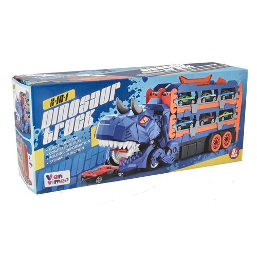Wholesale 2-IN-1 DINOSAUR CAR TRANSPORTER TOY TRUCK