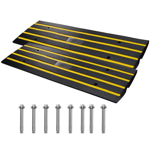 Wholesale VEVOR 2PK 2.6'' RISE RUBBER DRIVEWAY RAMPS