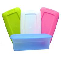 colored plastic shoe boxes