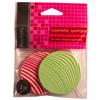Wholesale 2CT STRIPED COSMETIC SPONGES MODESA