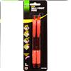 Wholesale 2PK BALL POINT PENS RED COMFORT GRIP