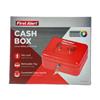Wholesale CASH BOX WITH KEY LOCK & TRAY .1CUFT RED