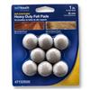 Wholesale 16PC 1'' OATMEAL ROUND NON SCRATCHING FELT PADS