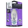 Wholesale HIGH & MIGHTY 255LB OVAL DECORATIVE HOOK SATIN NICKEL TOOL-FREE
