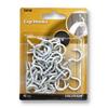 Wholesale HILLMAN 40PC 7/8'' WHITE METAL CUP HOOKS