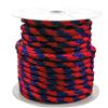 Wholesale SOLID BRAID POLY ROPE   BLUE/RED 5/8  x  140 ft.