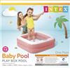 Wholesale Play Box Pools Pink/Green 33.5x33.5x9"