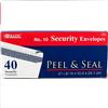 Wholesale 40ct #10 PEEL & SEAL SECURITY WHITE ENVELOPES -NO ONLINE SALES