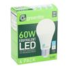 Wholesale 4pk 9=60W A19 LED BULBS NON DIMMABLE BRIGHT WHITE