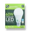 Wholesale 4PK 9=60W A19 LED BULB NON DIMMABLE