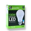 Wholesale 4PK 14=100W LED A19 BULB BRIGHT WHITE NON DIMMABLE