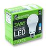 Wholesale 2PK 3 WAY 40/60/80W A19 LED BUBLS BRIGHT WHITE NON DIMMABLE