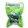 Wholesale 2PK 2'' DESIGNER SWIVEL CASTER GREEN RUBBER