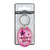 Wholesale DADDYS GIRL PINK ACRYLIC KEYCHAIN