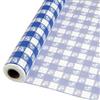 Wholesale 100' TABLE CLOTH ROLL BLUE GINGHAM 40'' WIDE