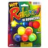 Wholesale Rainbow Hi Bouncers Rubber Balls