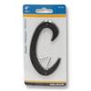 Wholesale HILLMAN 4'' BLACK PLASTIC LETTER C NAIL ON