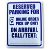 Wholesale HILLMAN 15X19" SIGN RESERVED PARKING FOR ONLINE ORDER PUP ONLY