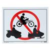Wholesale HILLMAN 15x19'' NO RECREATIOINAL VEHICLE PLASTIC SIGN