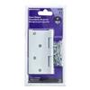 Wholesale HILLMAN 2PK 4'' WHITE DOOR HINGES SQUARE CORNERS