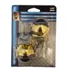 Wholesale 2PK 1-5/8'' HOODED BALL CASTERS BRASS PLATED9353S