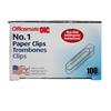 Wholesale OFFICEMATE 100ct #1 PAPER CLIPS NON SKID in BOX