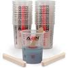 Wholesale ABN 25CT 20OZ FLEXIBLE PLASTIC MIXING CUP & STICKS
