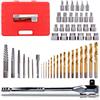 Wholesale ABN  50pc RACHET SCREW EXTRACTOR & DRILL BIT SET w/CASE
