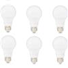 Wholesale 6PK 6=40W A19 LED BULB DAYLIGHT NON DIMMABLE