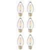 Wholesale 6PK 4.5=60W B11 LED BULB CLEAR AMBER DIMMABLE CANDELABRA BASE