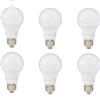 Wholesale 6PK 6=40W A19 LED BULB WARM WHITE NON DIMMABLE