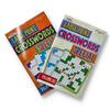 Wholesale 96 PAGE LARGE PRINT CROSSWORD PUZZLE BOOKS 2 TITLES