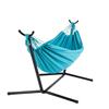 Wholesale 9' DOUBLE HAMMOCK & STAND 60'' WIDE 400LB CAPACITY TEAL
