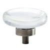 Wholesale 1-3/4'' CABINET KNOB CLEAR-GUNMETAL #36652