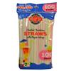 Wholesale 100ct NEON STRAW WRAPPED IN PAPER IN BAG