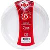 Wholesale PARTY WORLD 15CT 7'' WHITE PLASTIC PLATE MICROWAVE SAFE