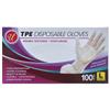 Wholesale 100ct DISPOSABLE GLOVES LARGE FOOD GRADE