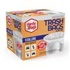 Wholesale HARDY BAGS 100CT 8 GALLON MEDIUM TRASH BAG FLAP TIE