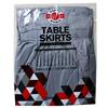 Wholesale SILVER TABLE SKIRT 29x14''
