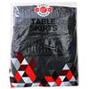 Wholesale BLACK TABLE SKIRT 29x14''