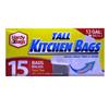 Wholesale 15 COUNT 13 GALLON TALL KITCHEN BAGS 24x29''