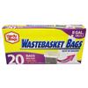 Wholesale 20ct 8 GAL WASTEBASKET BAGS 22x24''