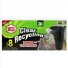 Wholesale 30GAL CLEAR RECYCLING TRASH BAG
